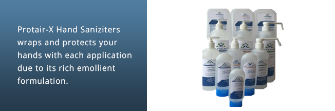 Protair-X Solutions Group Hand Sanitizers